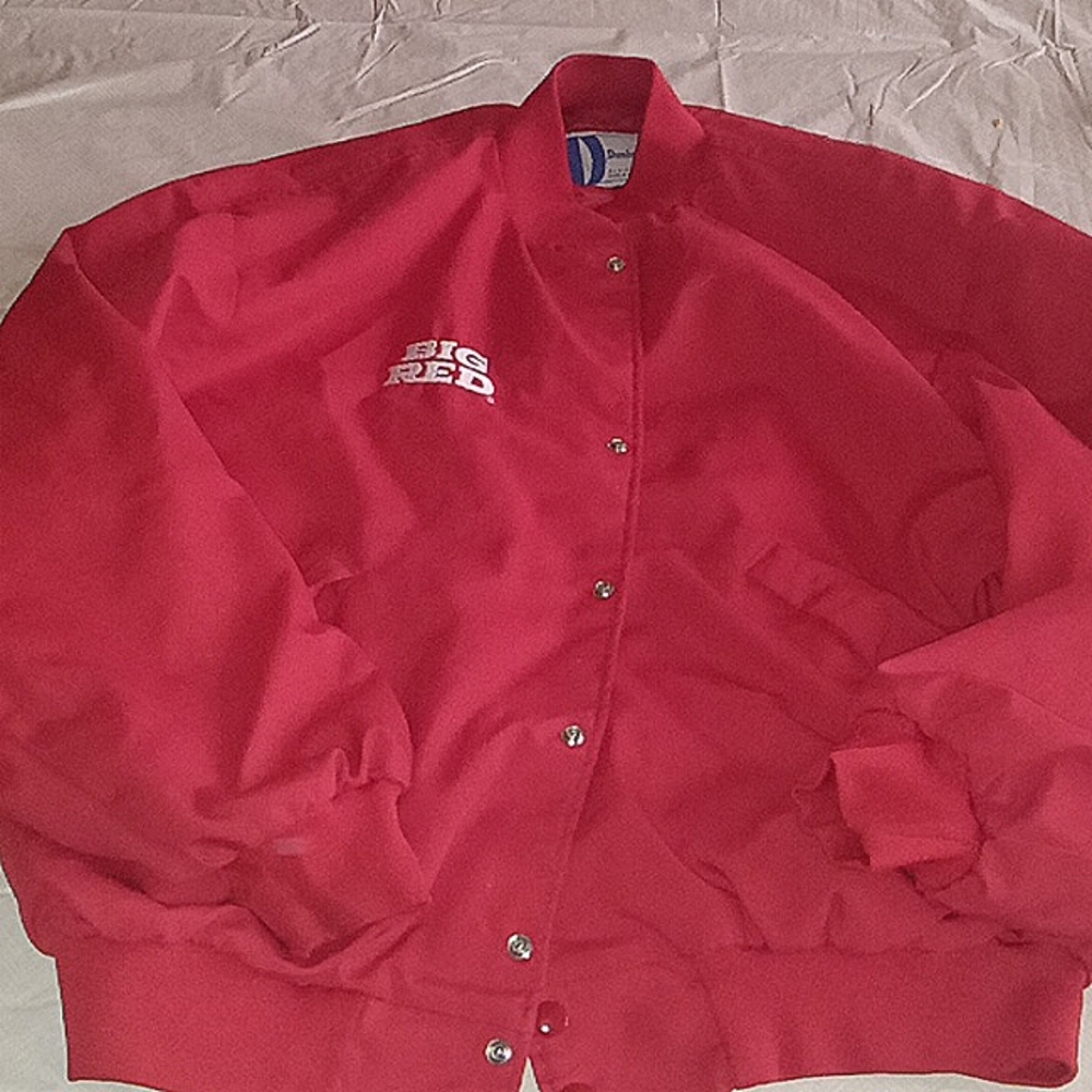 Vintage embroidered baseball jacket